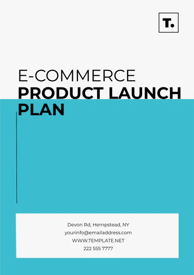 Free E-Commerce Product Launch Plan Template to Edit Online