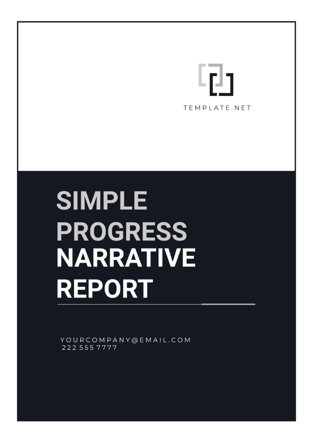 Simple Progress Narrative Report Template - Edit Online & Download