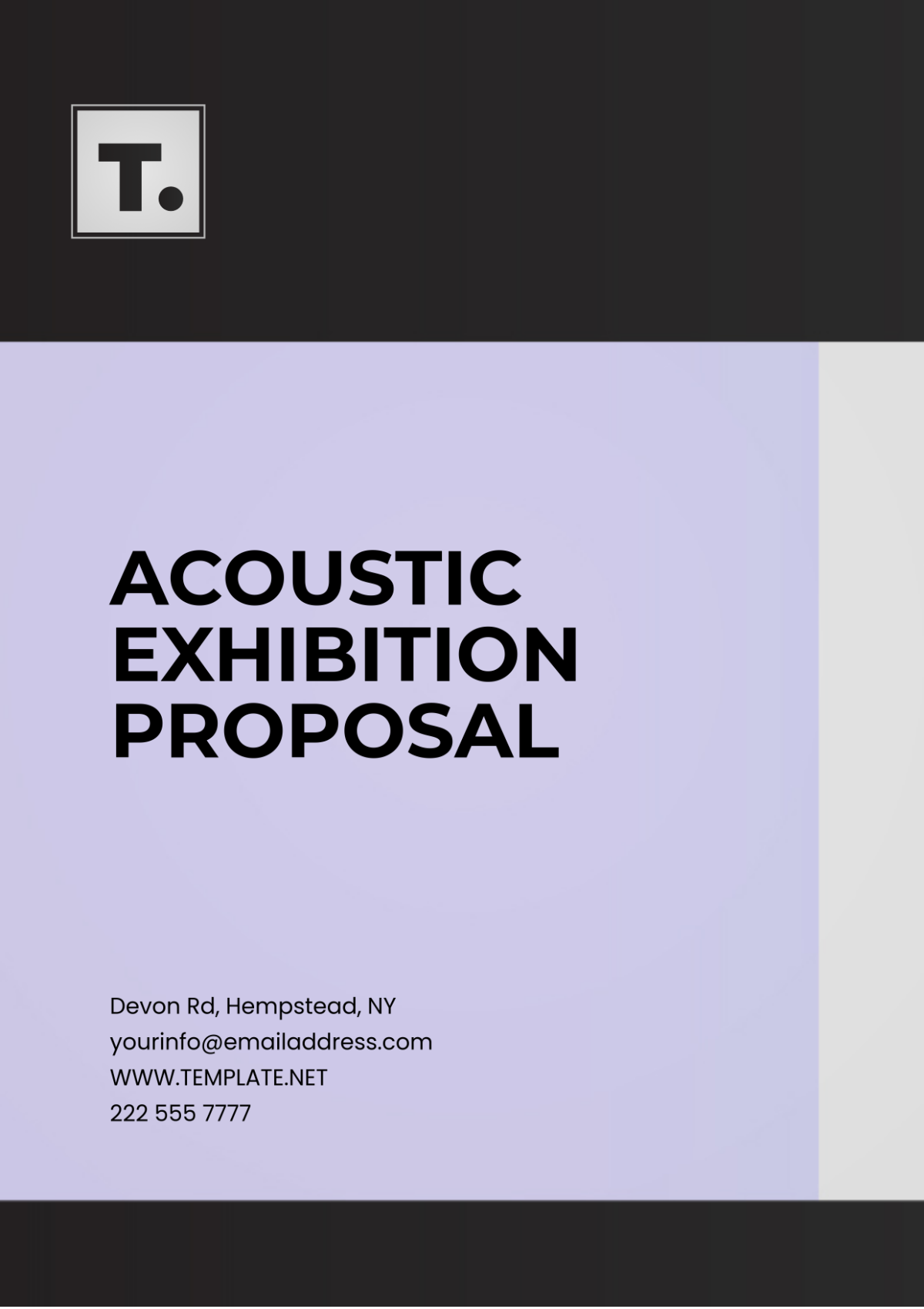 Acoustic Exhibition Proposal Template - Edit Online & Download