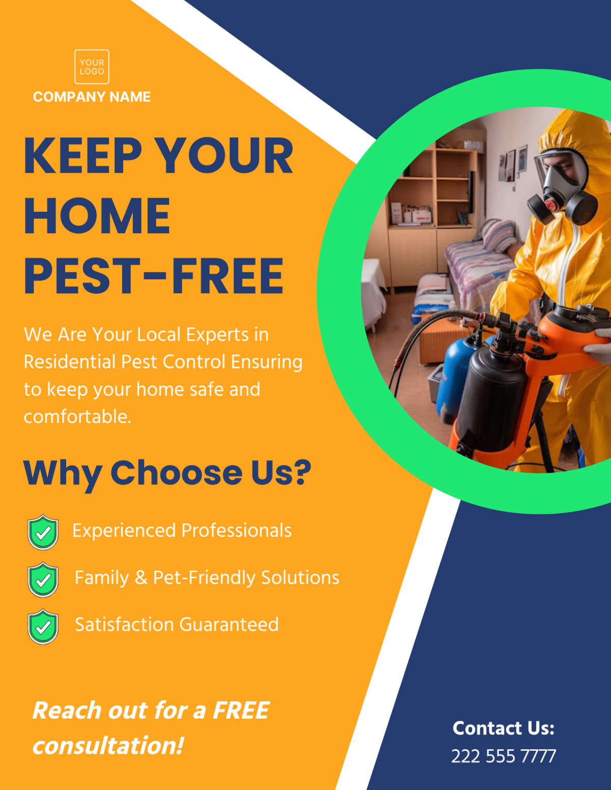 Pest Control Service Flyer Template - Download | Template.net