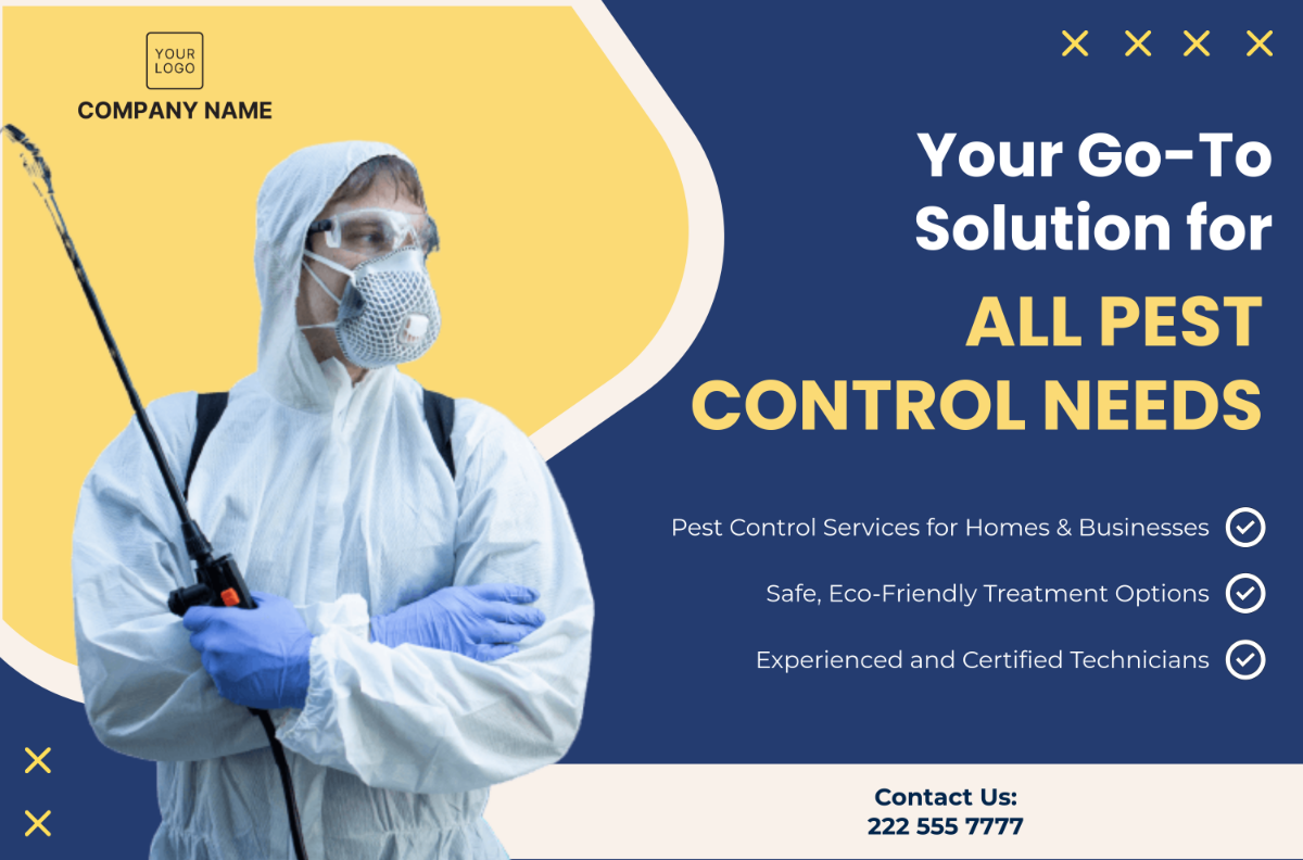 Pest Control Service Banner Template - Download | Template.net