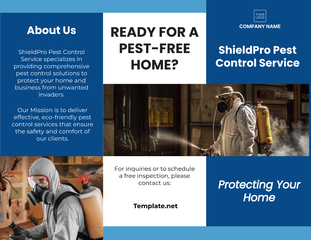 Pest Control Service Brochure