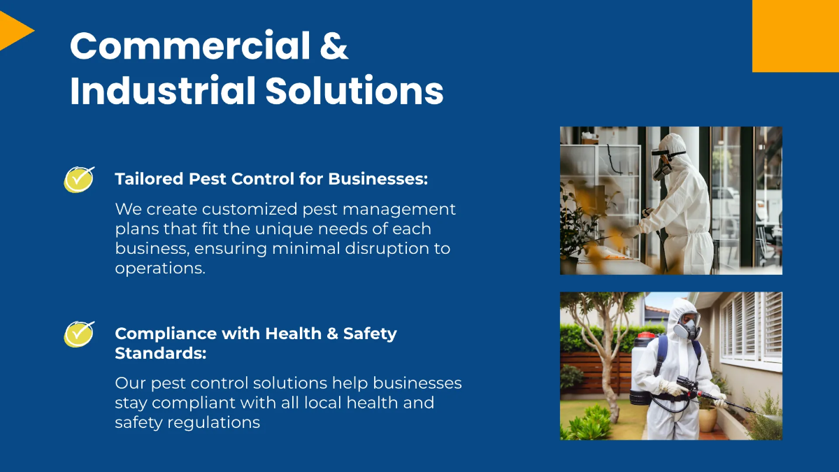 Free Pest Control Service Presentation Template to Edit Online
