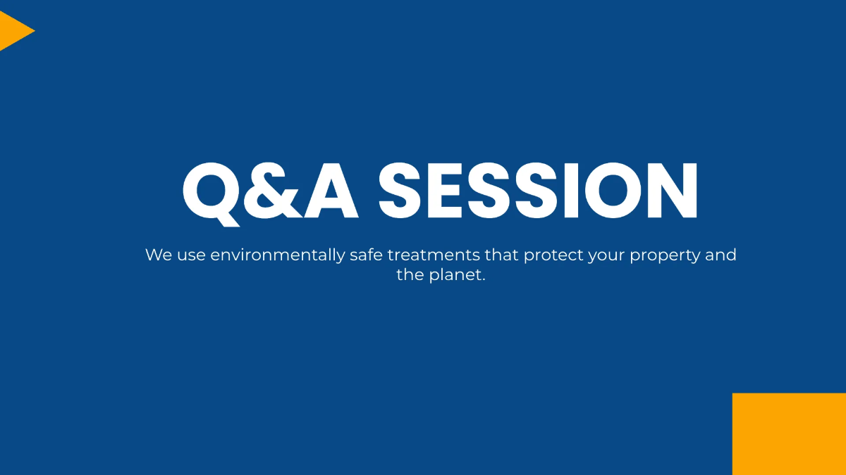 Free Pest Control Service Presentation Template to Edit Online