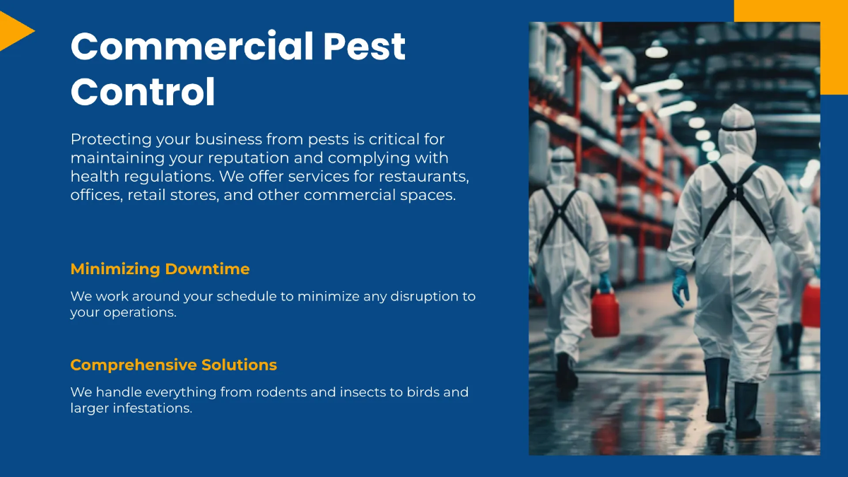 Free Pest Control Service Presentation Template to Edit Online