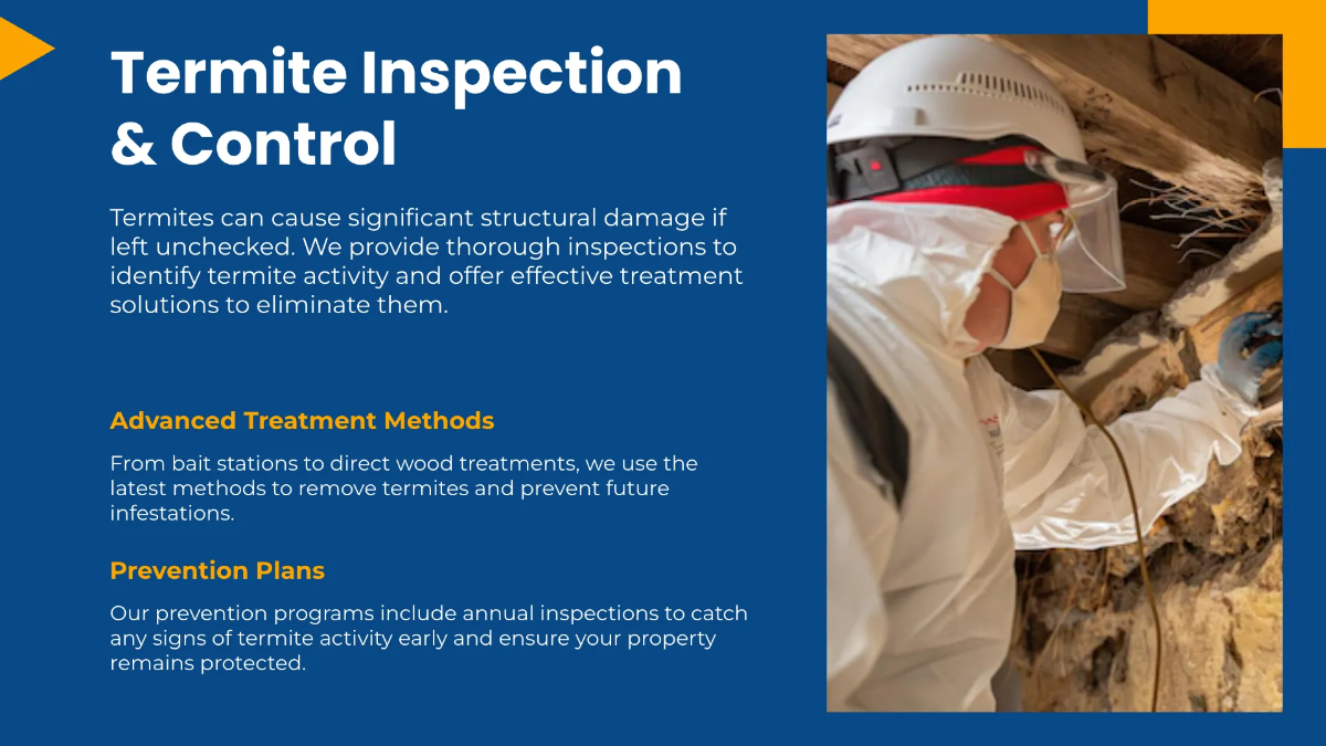 Free Pest Control Service Presentation Template to Edit Online