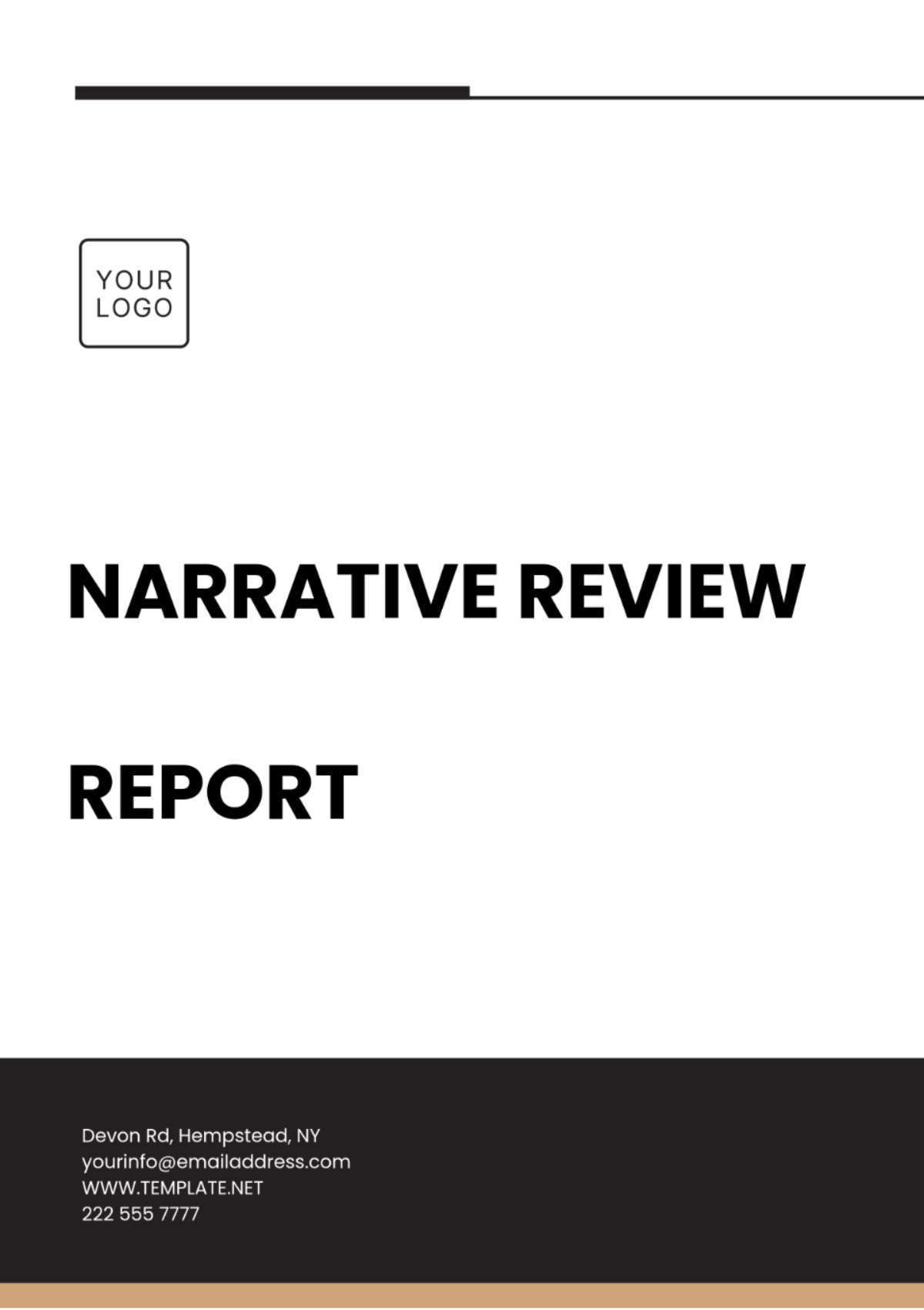 Narrative Review Report Template - Edit Online & Download