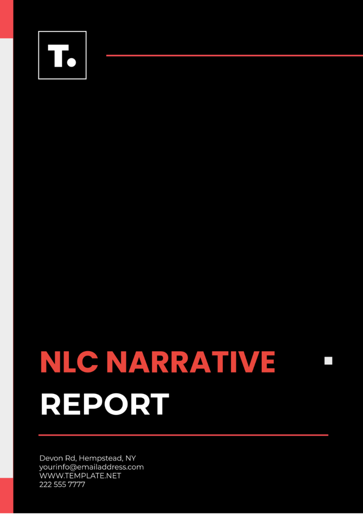 NLC Narrative Report Template - Edit Online & Download