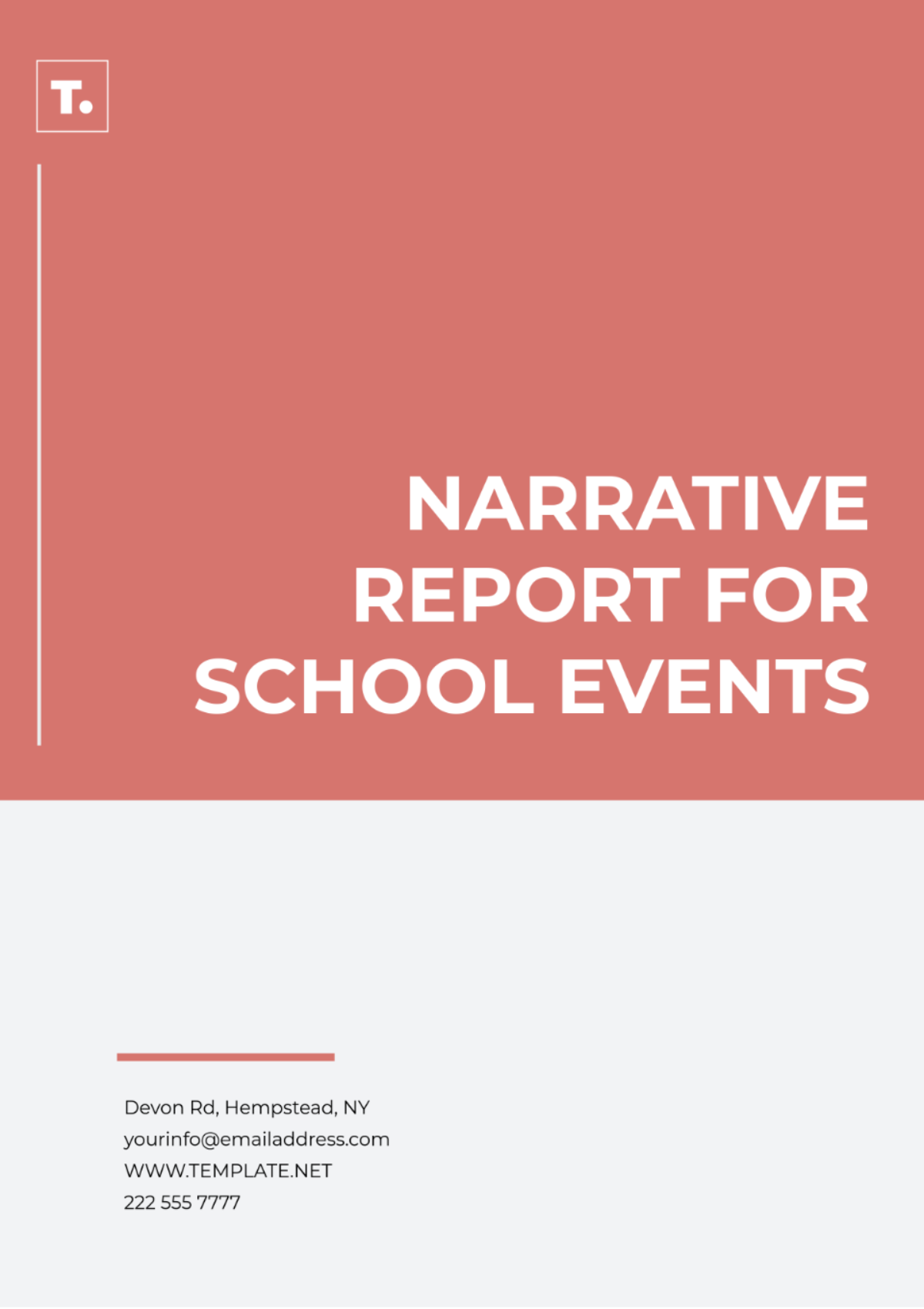 Narrative Report for School Events Template - Edit Online & Download