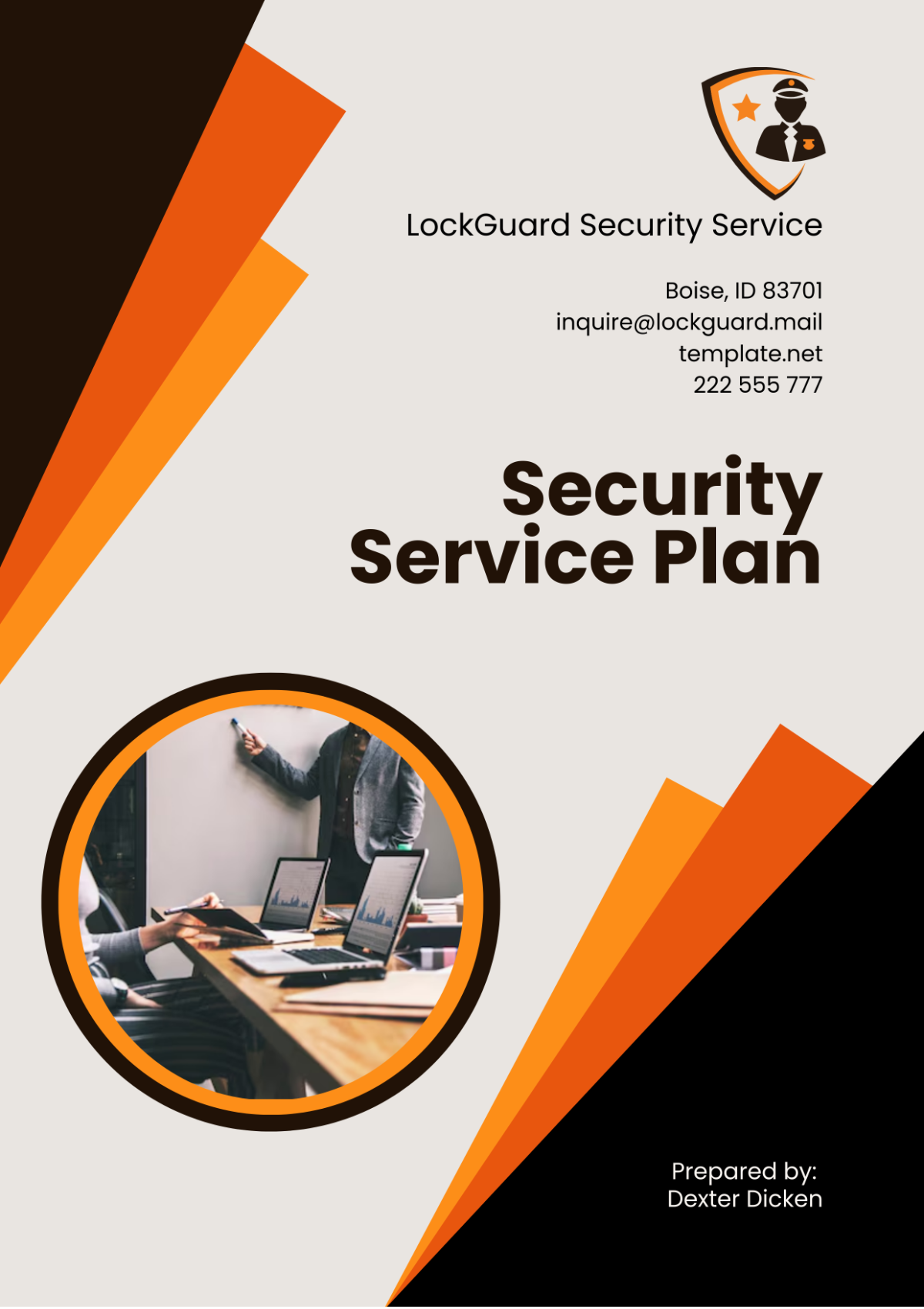 Security Service Plan Template - Edit Online & Download