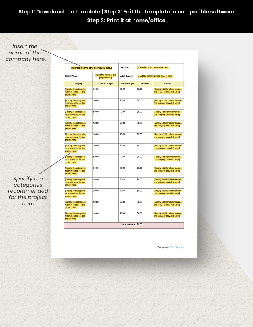 Free Sample Software Budget Format