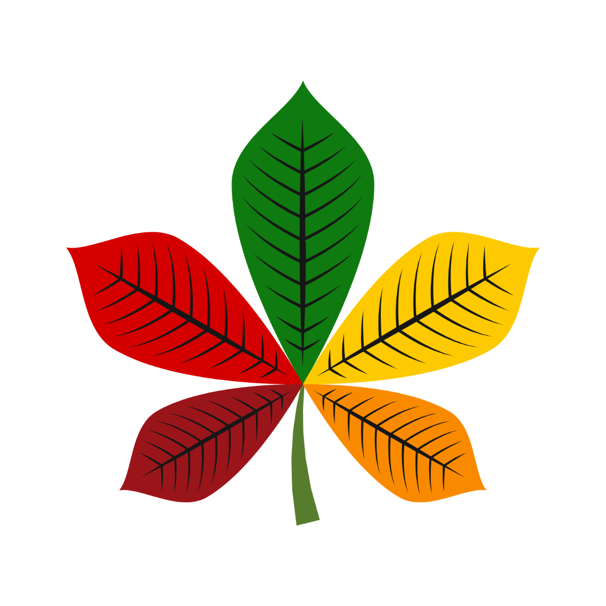 Colorful Leaves Clipart - Edit Online | Template.net