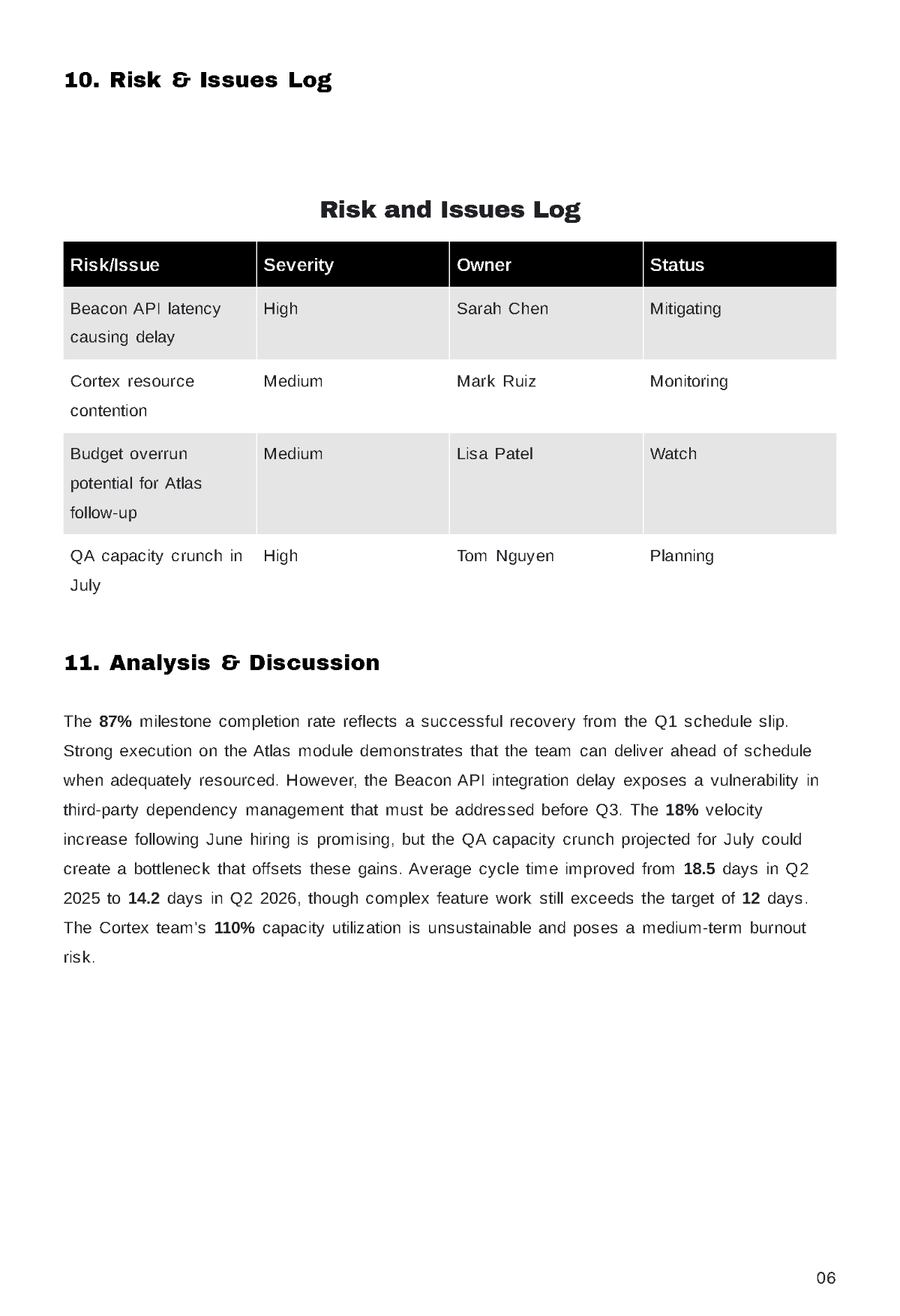 Free Internal Report Template to Edit Online