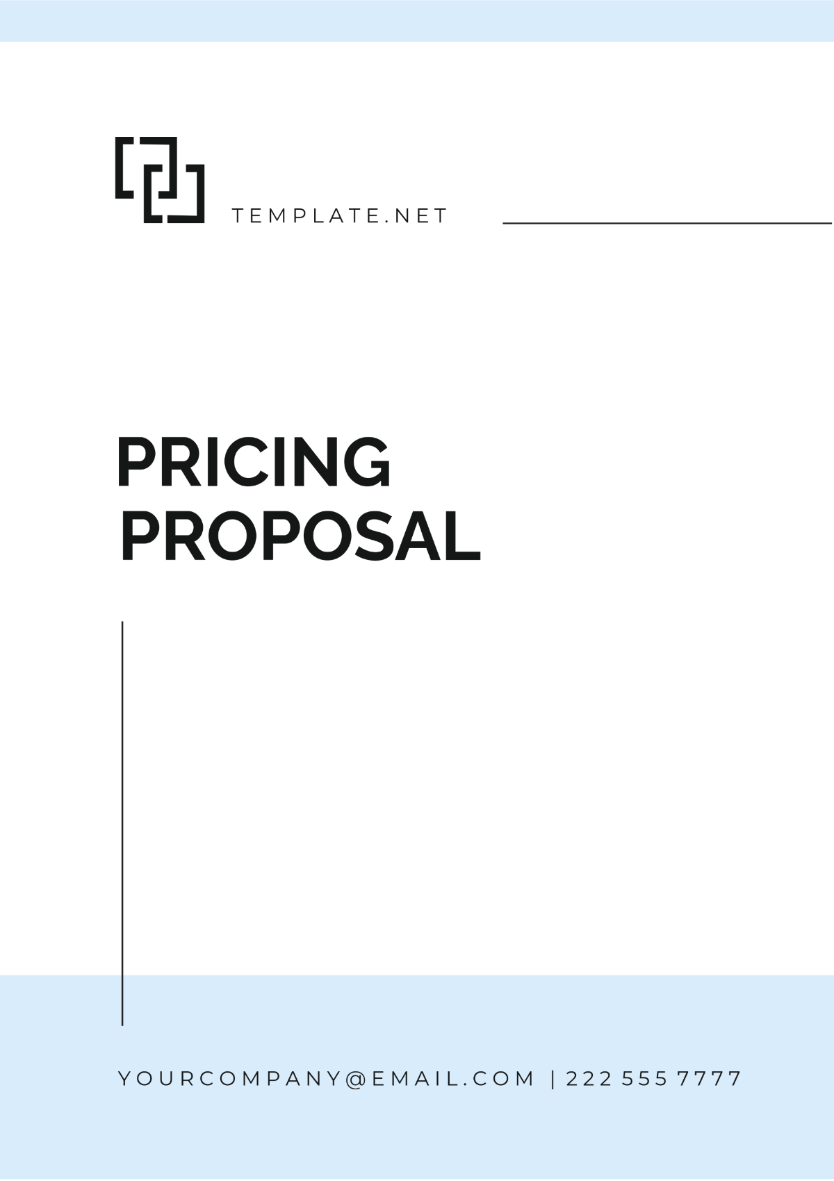 Pricing Proposal Template - Edit Online & Download