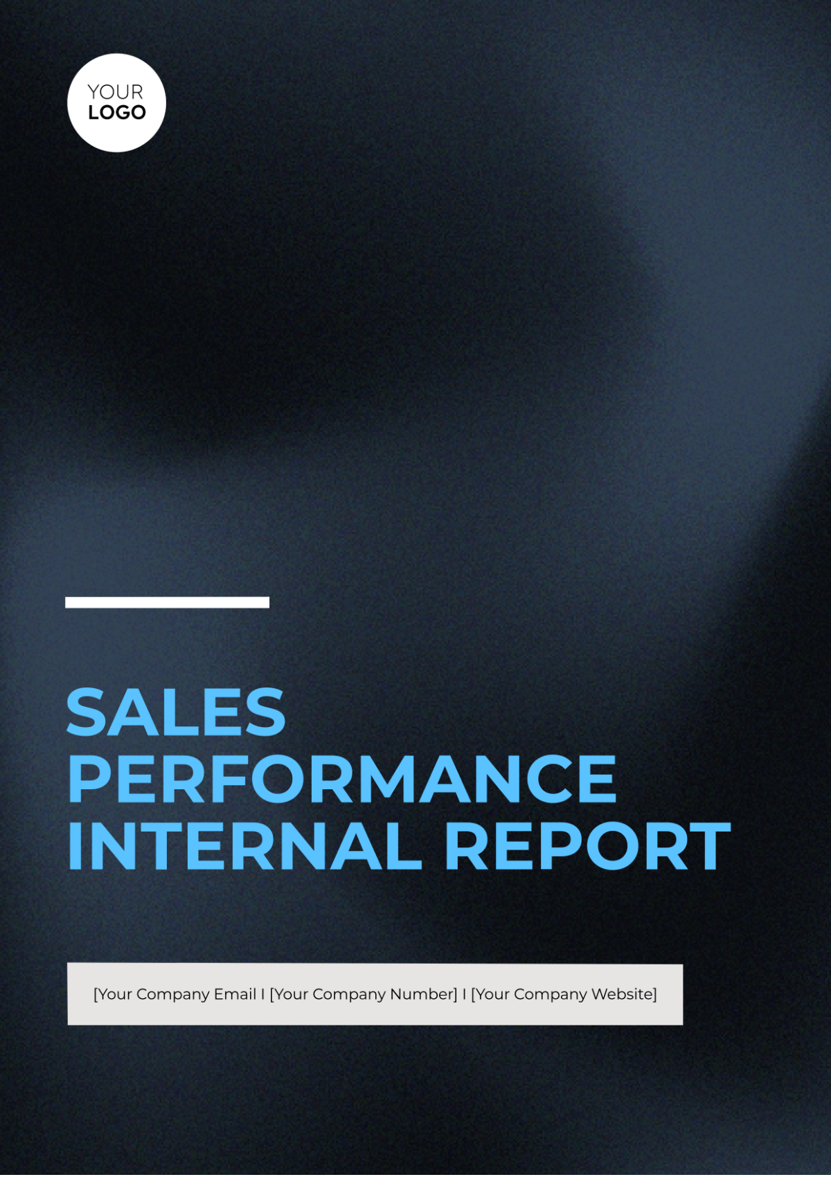 Sales Performance Internal Report Template - Edit Online & Download