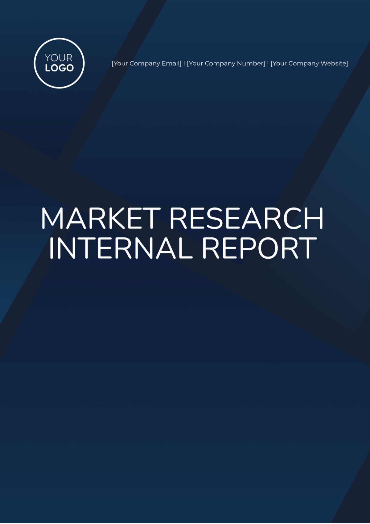 Market Research Internal Report Template - Edit Online & Download