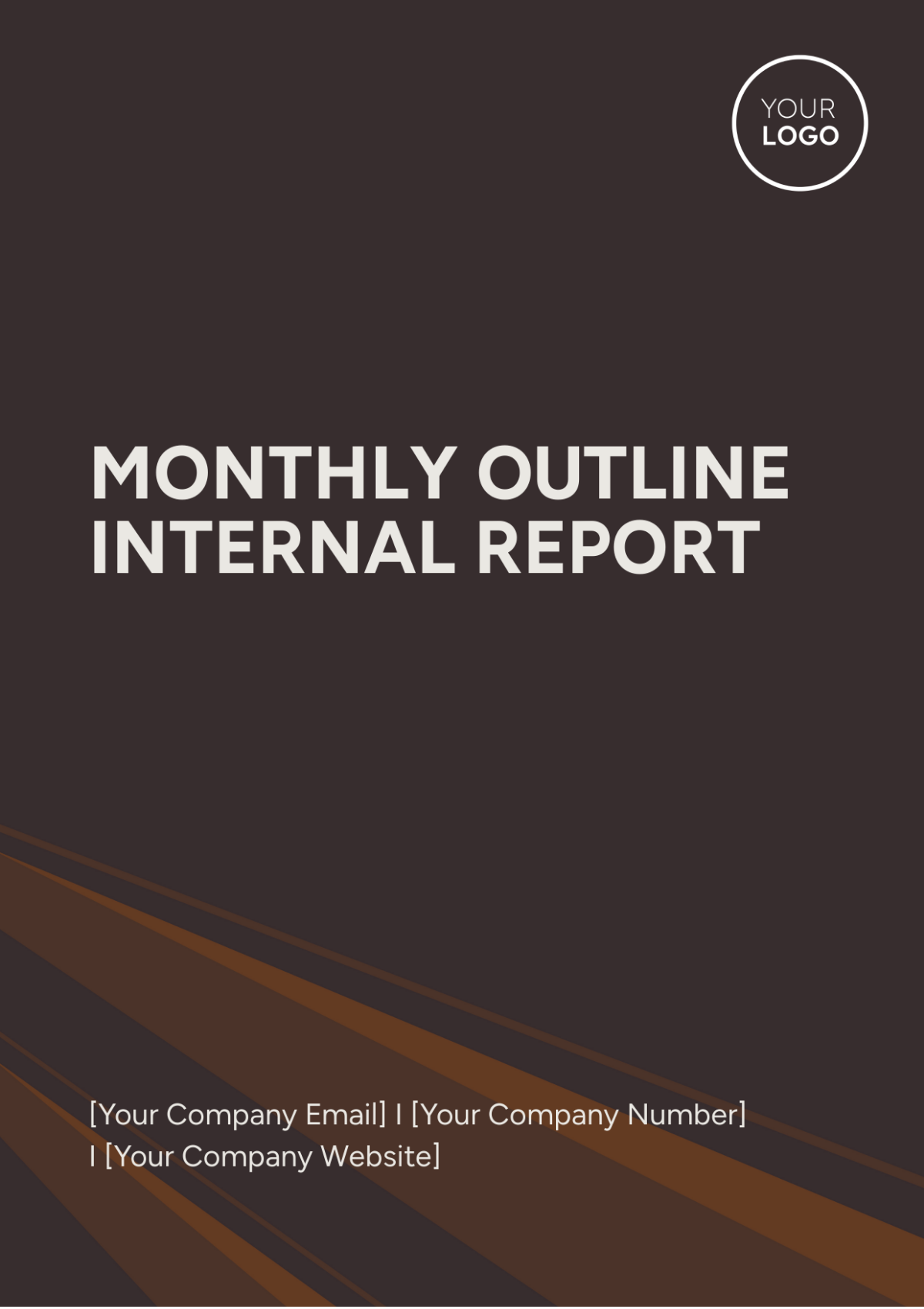 Monthly Outline Internal Report Template - Edit Online & Download