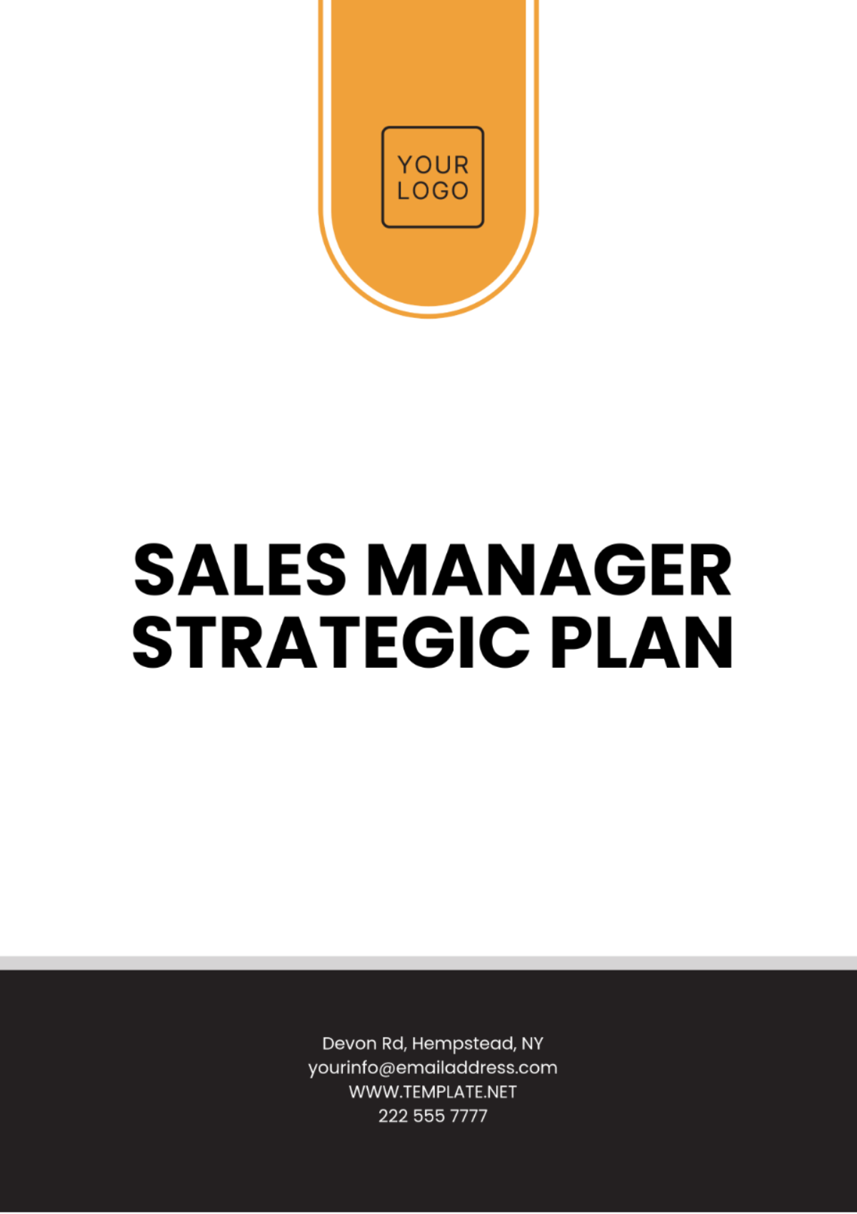 Sales Manager Strategic Plan Template - Edit Online & Download