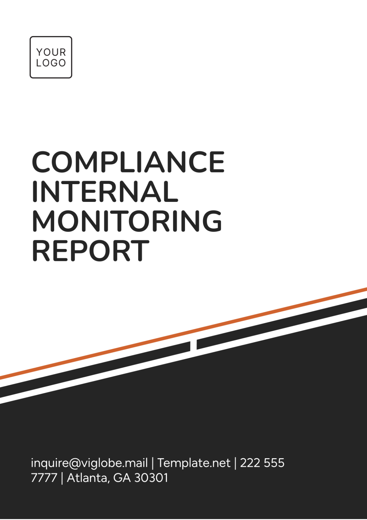 Compliance Internal Monitoring Report Template - Edit Online & Download