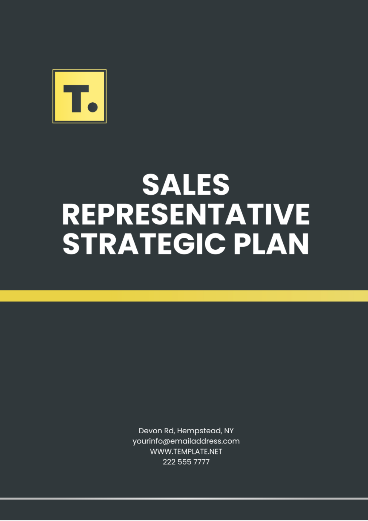 Sales Representative Strategic Plan Template - Edit Online & Download