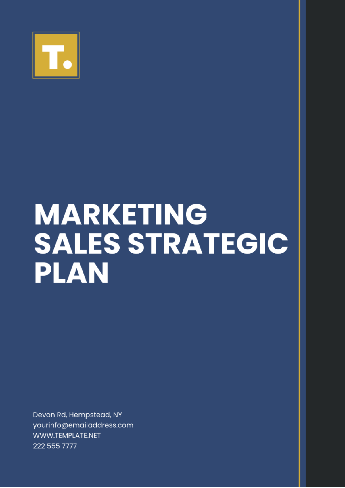 Marketing Sales Strategic Plan Template - Edit Online & Download