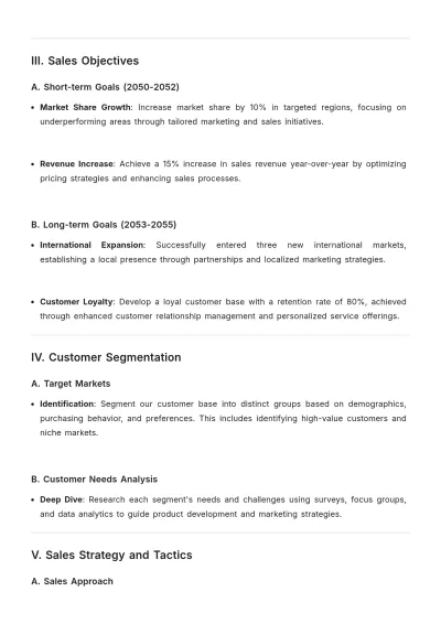 Free McKinsey Design Sales Strategic Plan Template to Edit Online