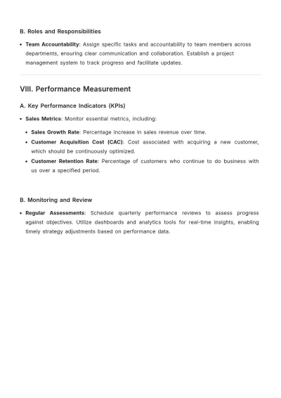 Free McKinsey Design Sales Strategic Plan Template to Edit Online