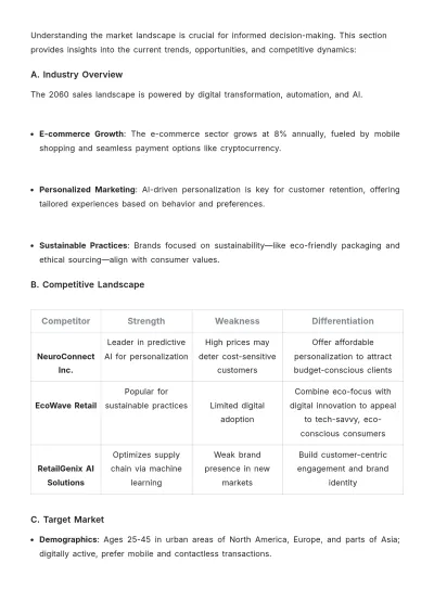 Free Printable Sales Budget Strategic Plan Template to Edit Online
