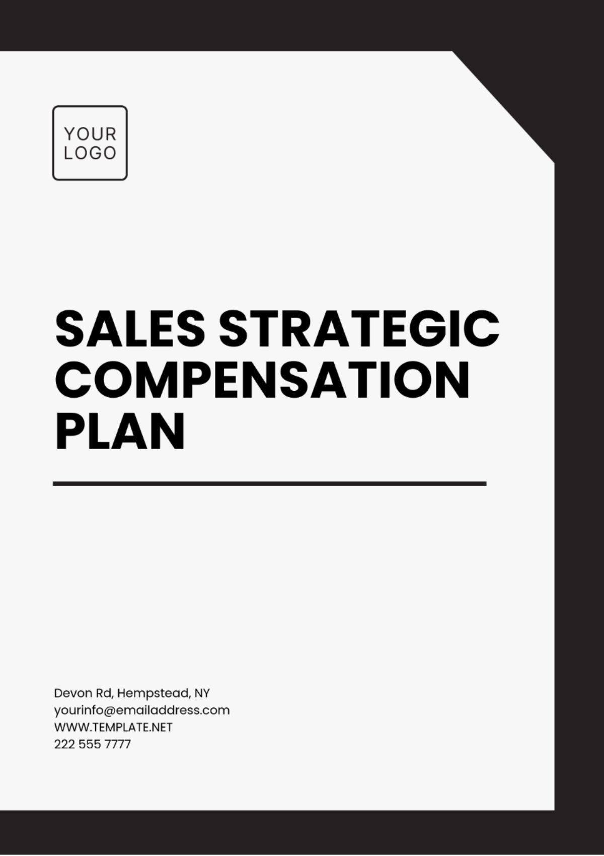 Sales Strategic Compensation Plan Template - Edit Online & Download