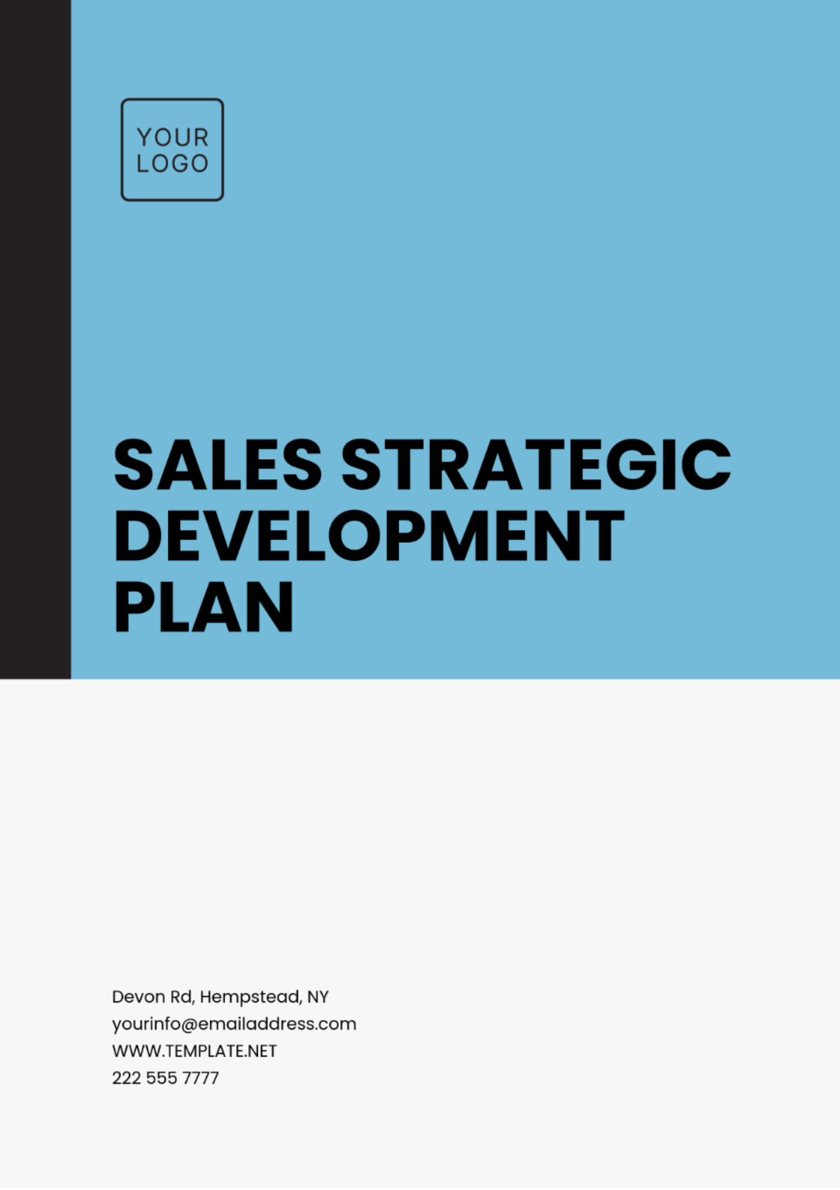 Sales Strategic Development Plan Template - Edit Online & Download