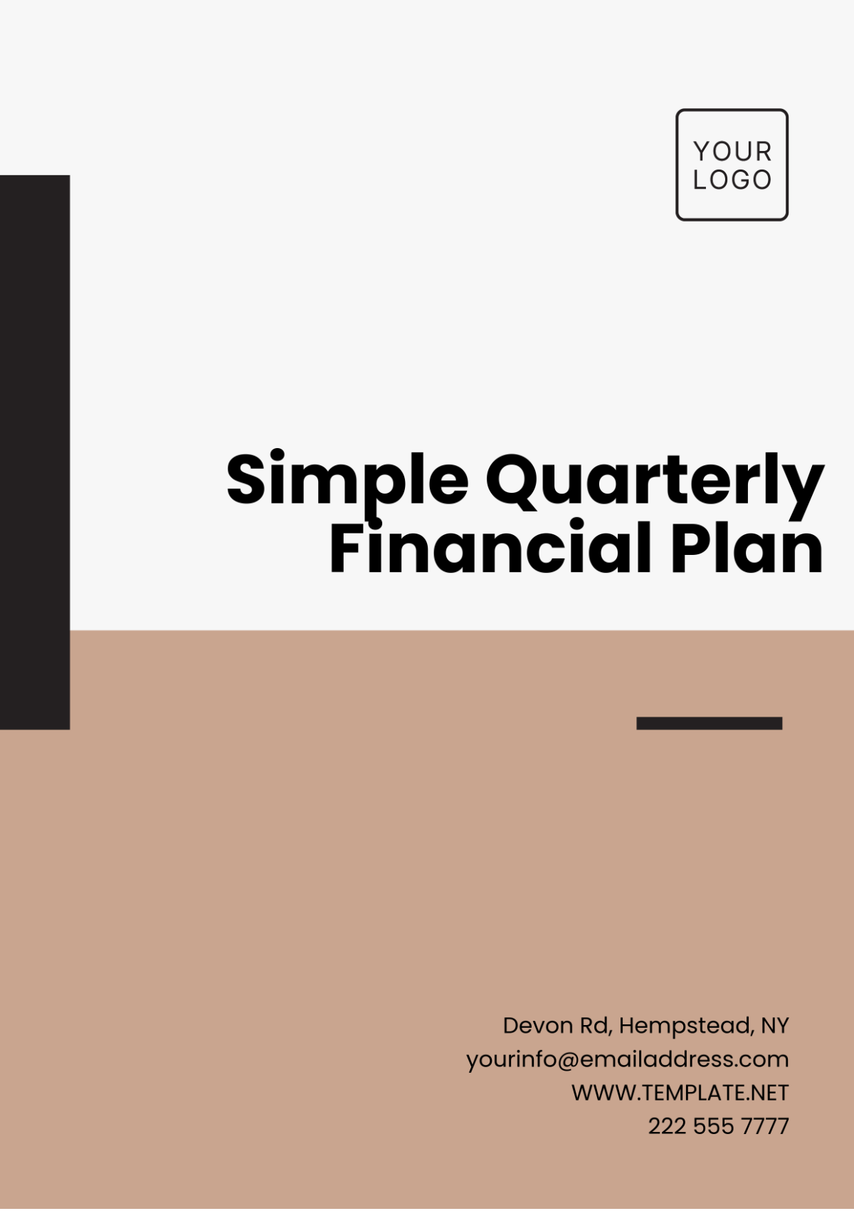 Free Simple Quarterly Financial Plan Template - Edit Online & Download ...