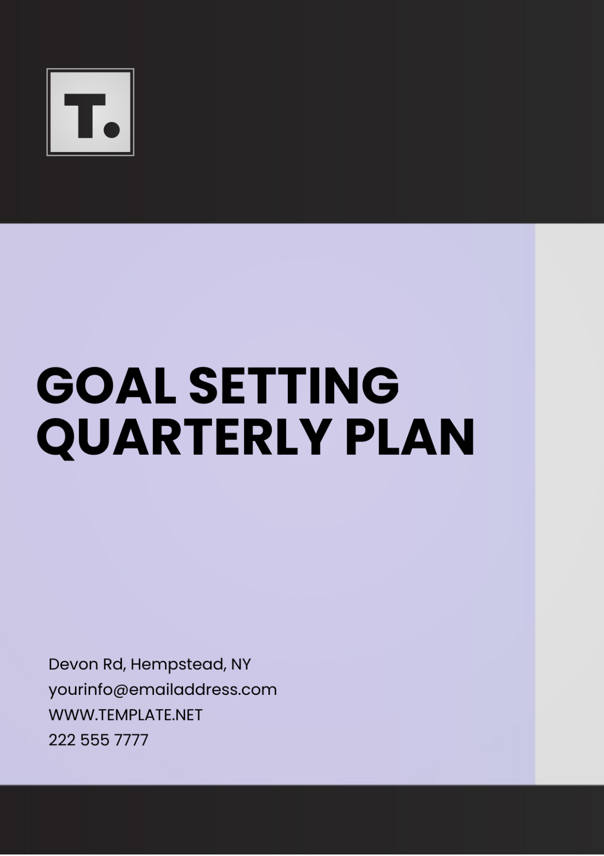 Goal Setting Quarterly Plan Template - Edit Online & Download