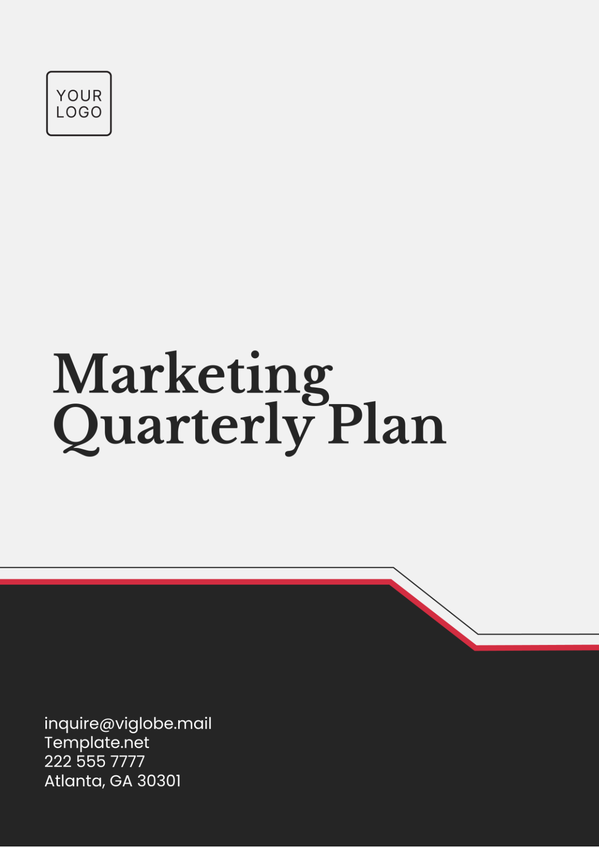 Marketing Quarterly Plan Template - Edit Online & Download