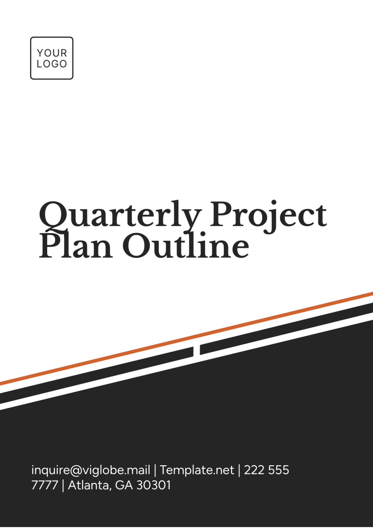 Quarterly Project Plan Outline Template - Edit Online & Download