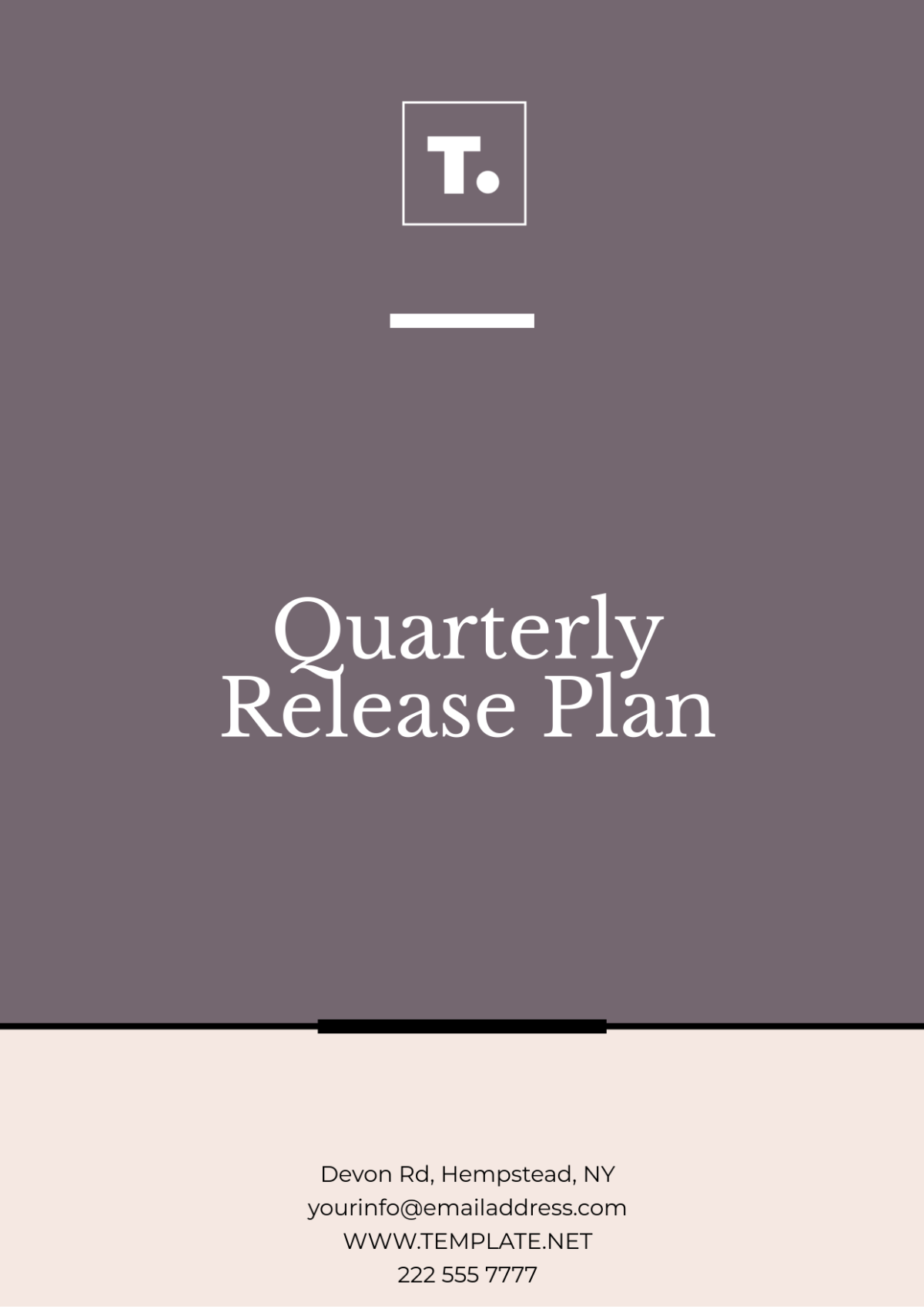 Release Quarterly Plan Template - Edit Online & Download