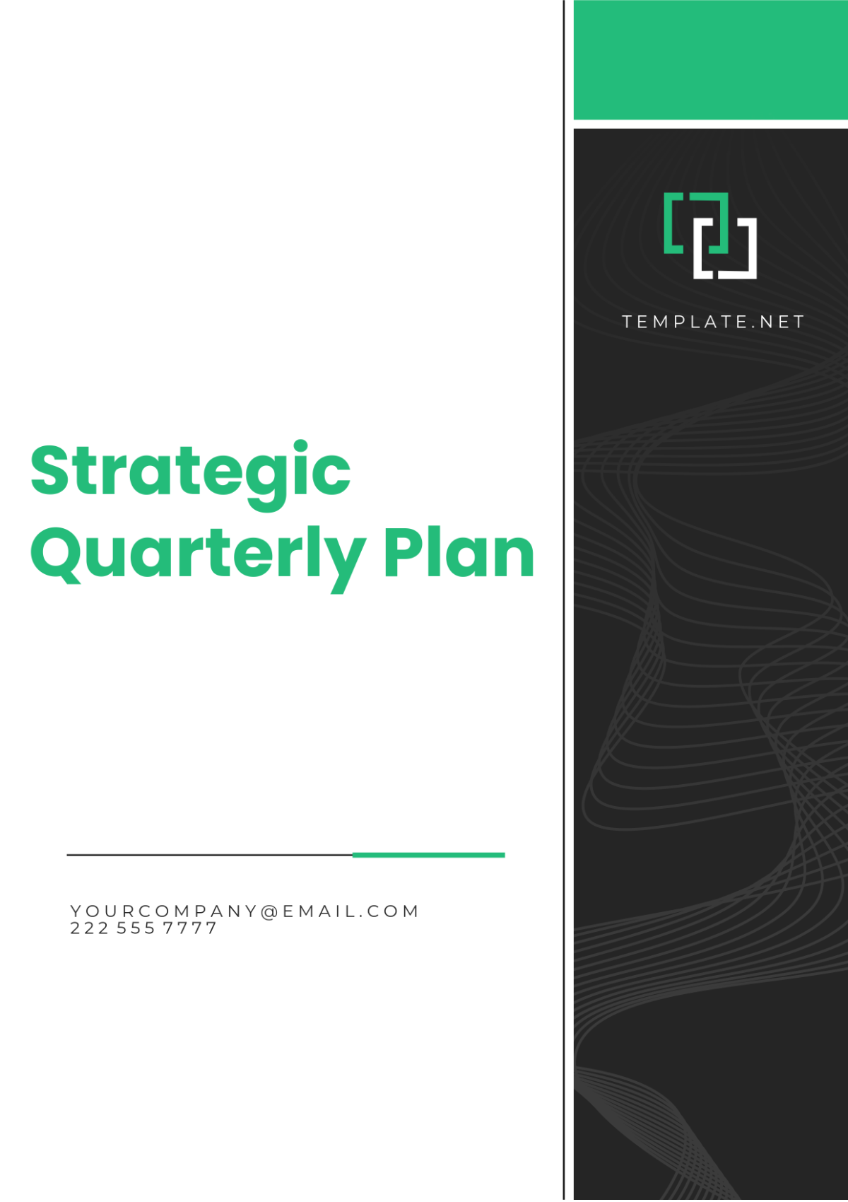 Strategic Quarterly Plan Template - Edit Online & Download