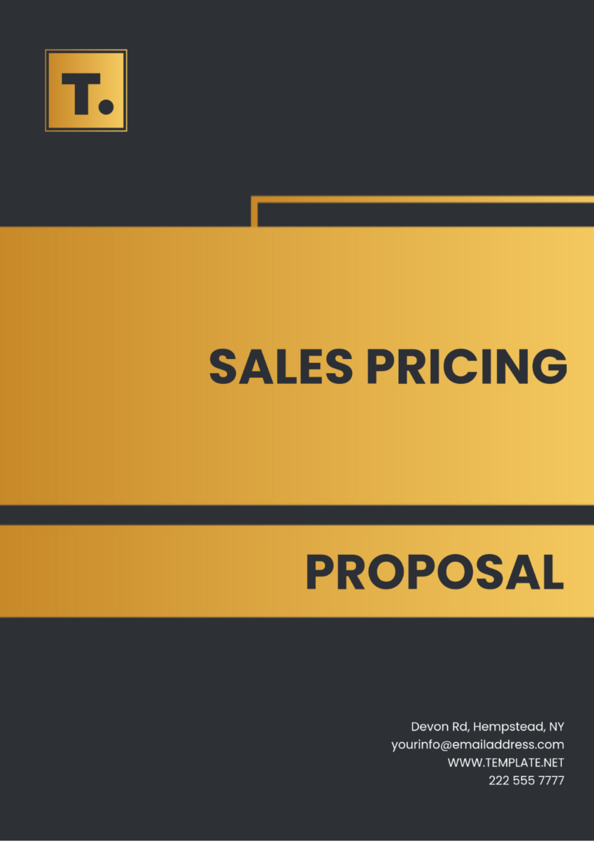 Sales Pricing Proposal Template