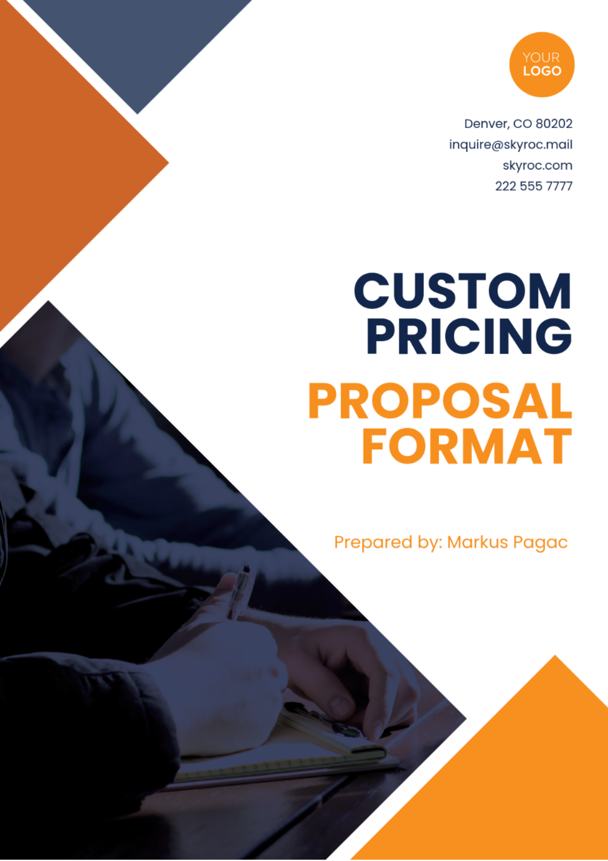 Custom Pricing Proposal Format Template - Edit Online & Download