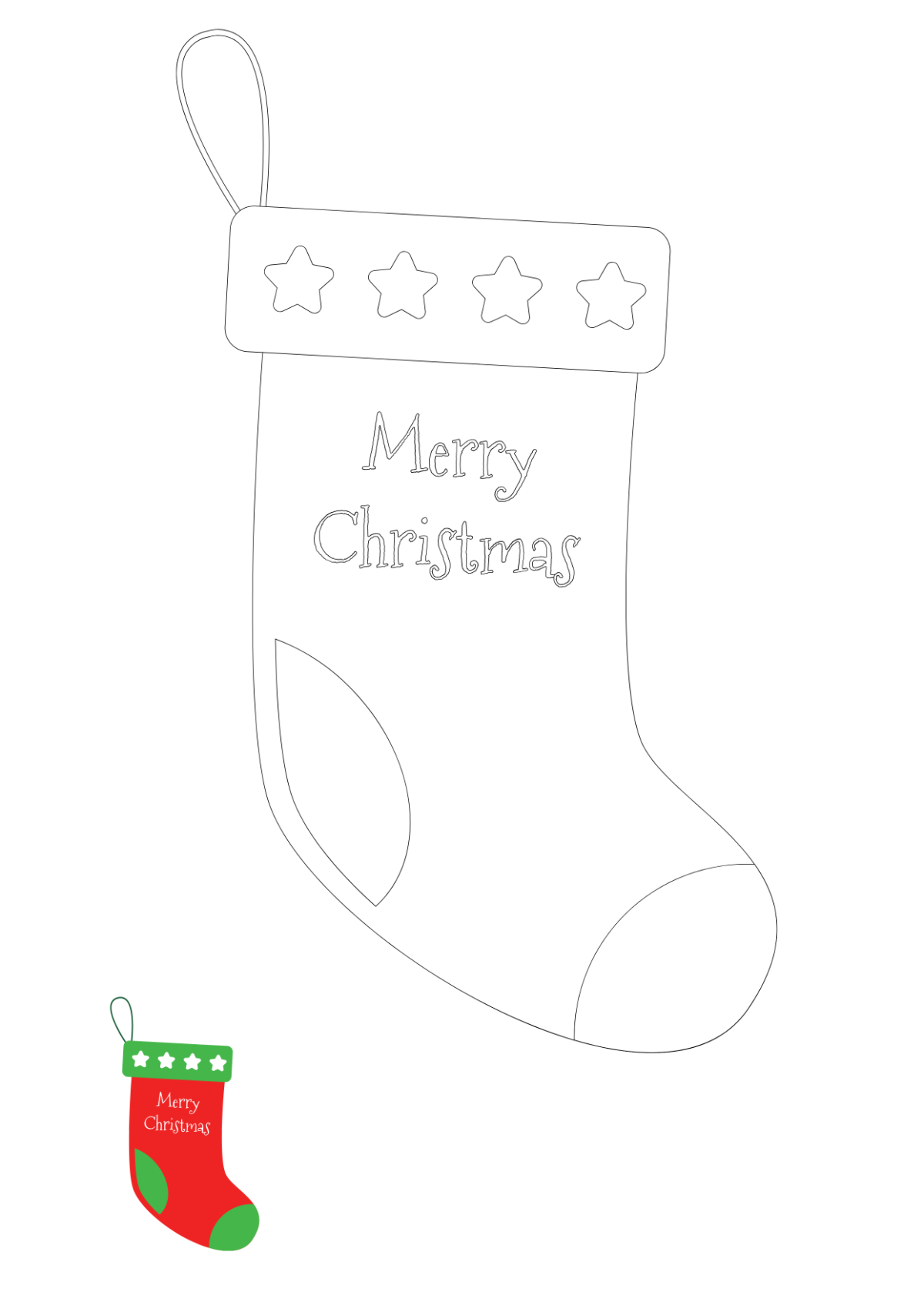 Christmas Coloring Page