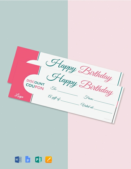 41+ FREE Coupon Templates - Word (DOC) | PSD | InDesign | Apple Pages ...