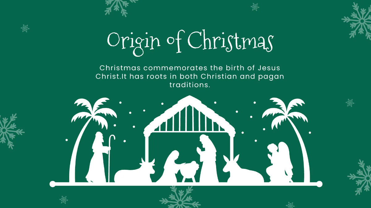 Free Christmas Presentation Template to Edit Online