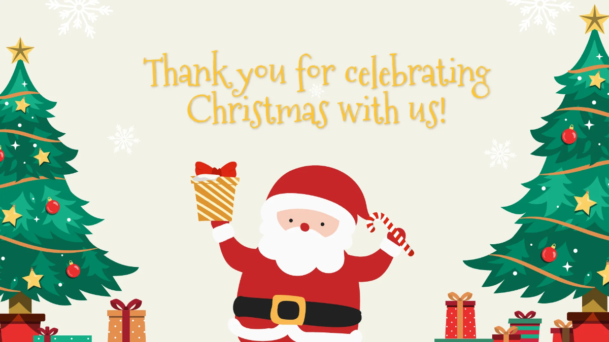 Free Christmas Presentation Template to Edit Online