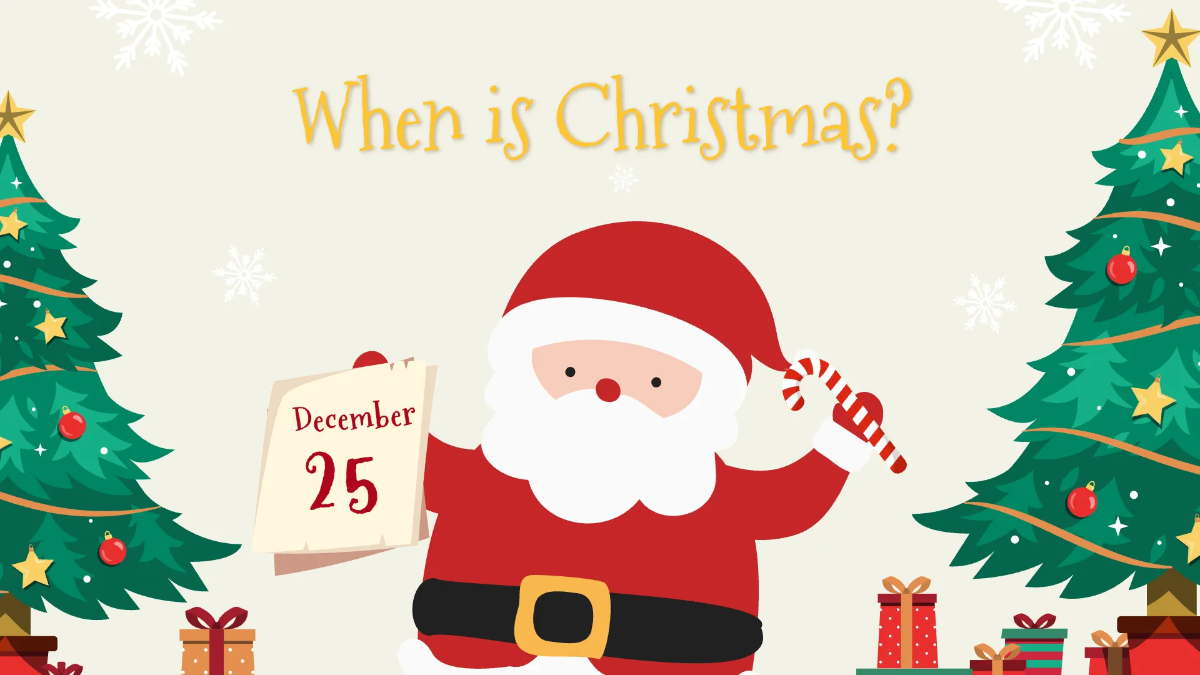 Free Christmas Presentation Template to Edit Online