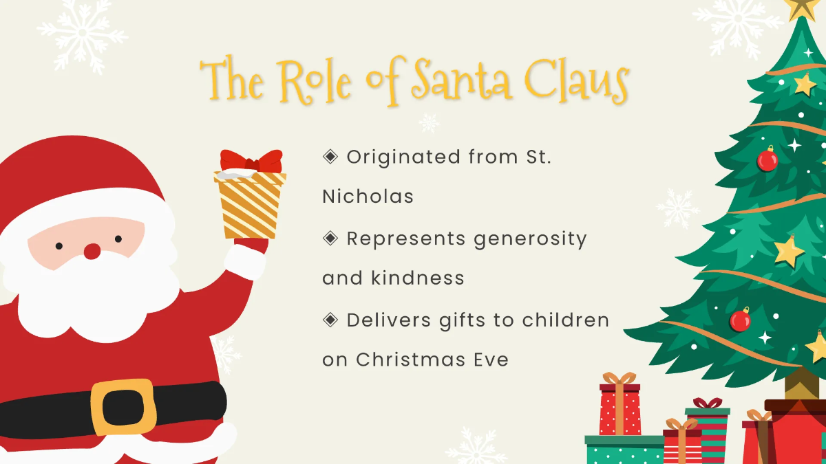 Free Christmas Presentation Template to Edit Online