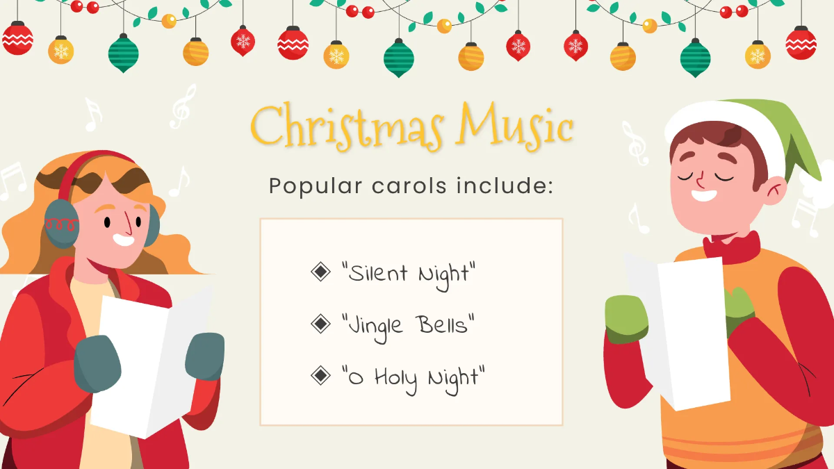 Free Christmas Presentation Template to Edit Online