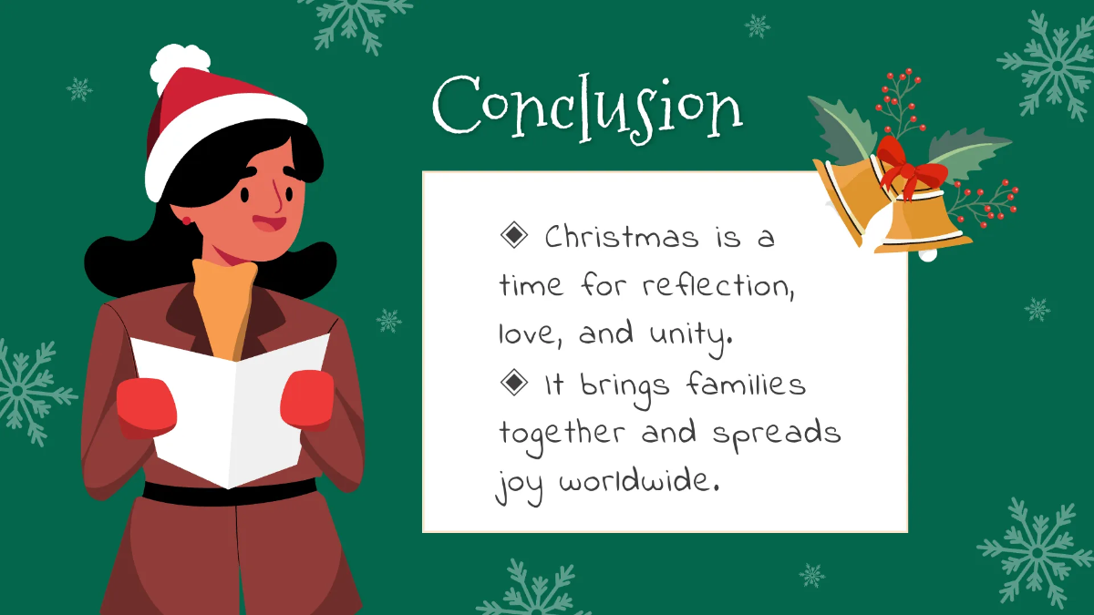 Free Christmas Presentation Template to Edit Online