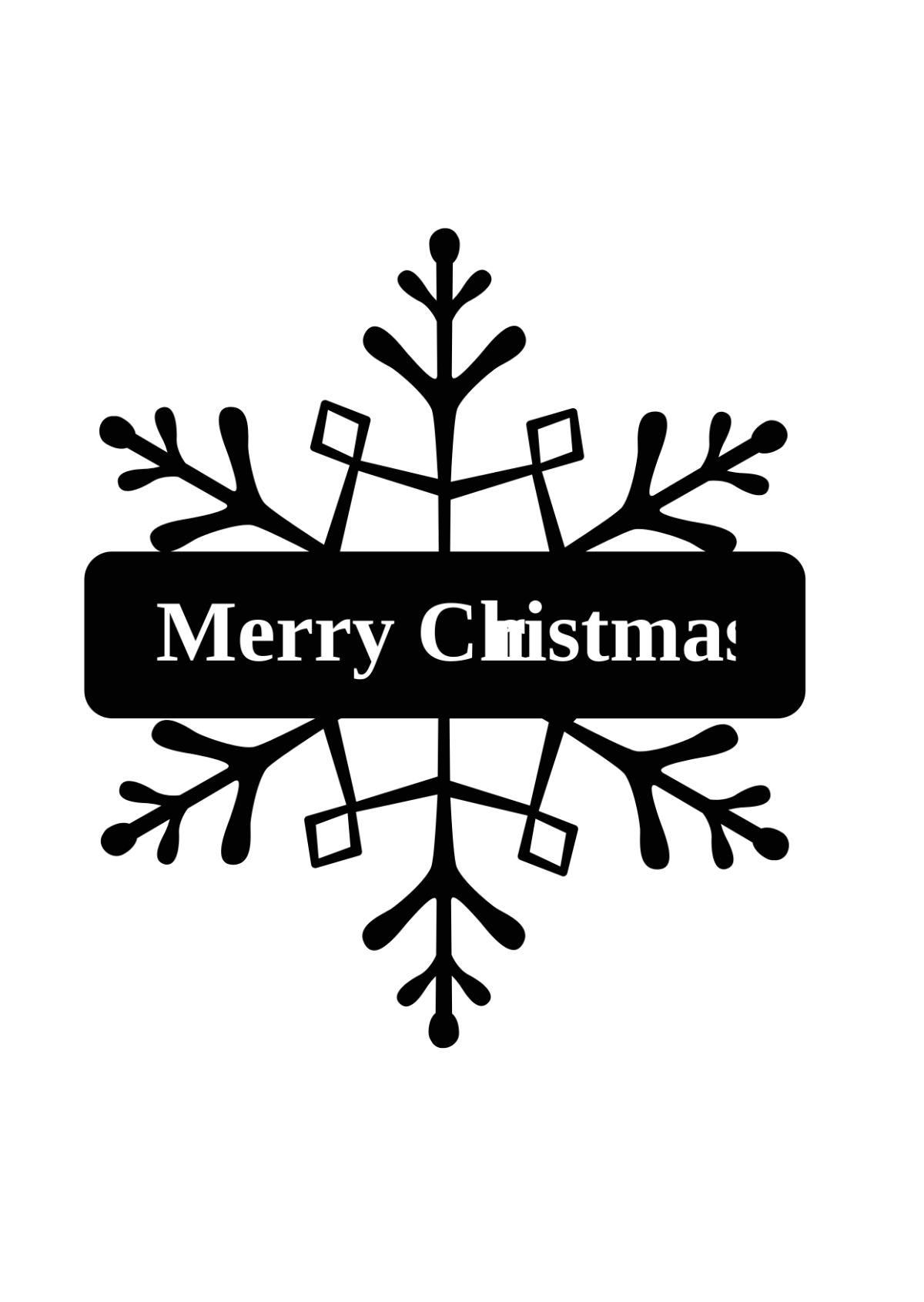 Free Christmas Stencil Template Edit Online Download Template
