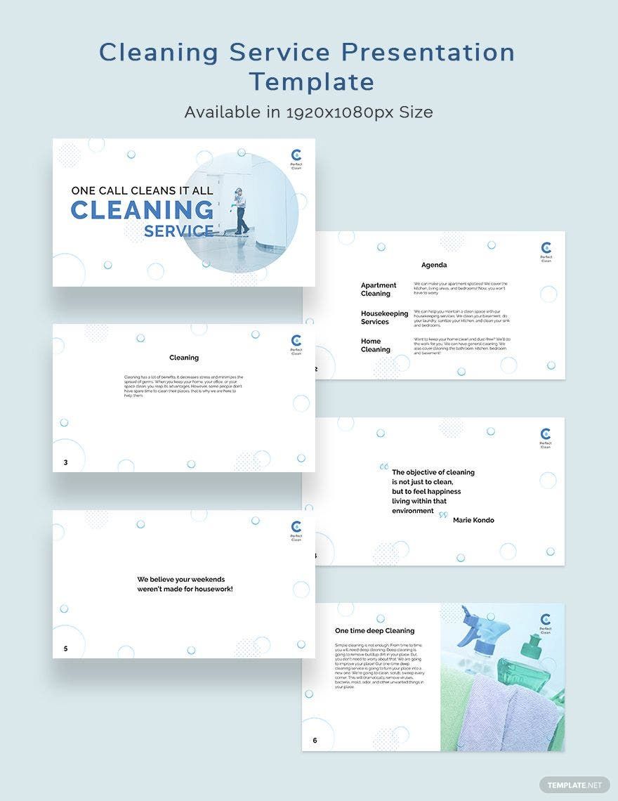Cleaning Services Presentation Template