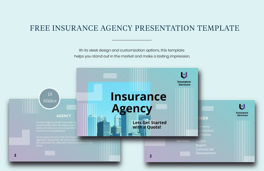 Free Insurance Agency Presentation Template to Edit Online Free Insurance Agency Presentation Template to Edit Online