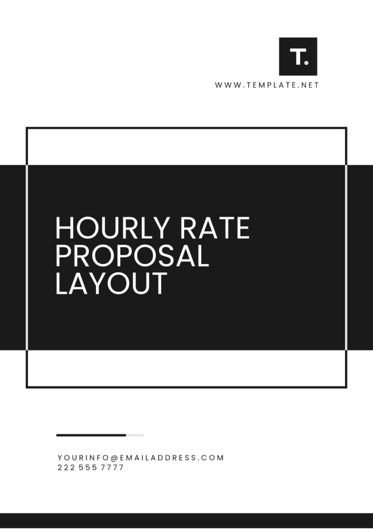 Hourly Rate Proposal Layout Template - Edit Online & Download